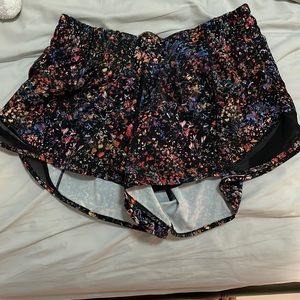 lululemon floral shorts